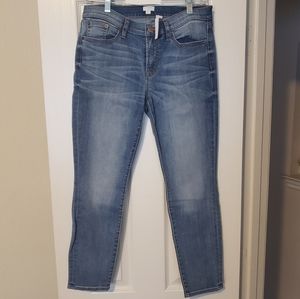 J.Grew stretch new light wash jeans size 28
